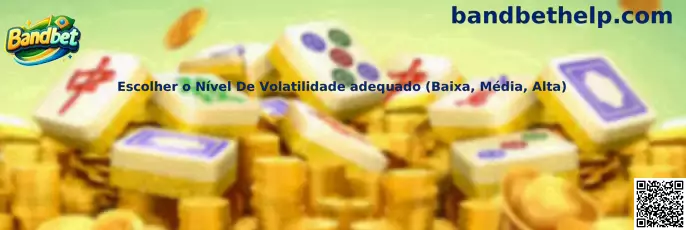 Escolher nível de volatilidade adequado no Bandbet Plinko