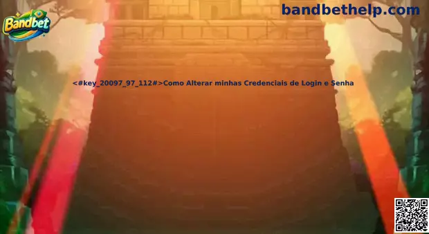 Guia para alterar credenciais de login e senha Bandbet