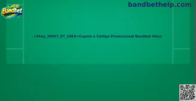 Cupom e Código Promocional Bandbet Ativo
